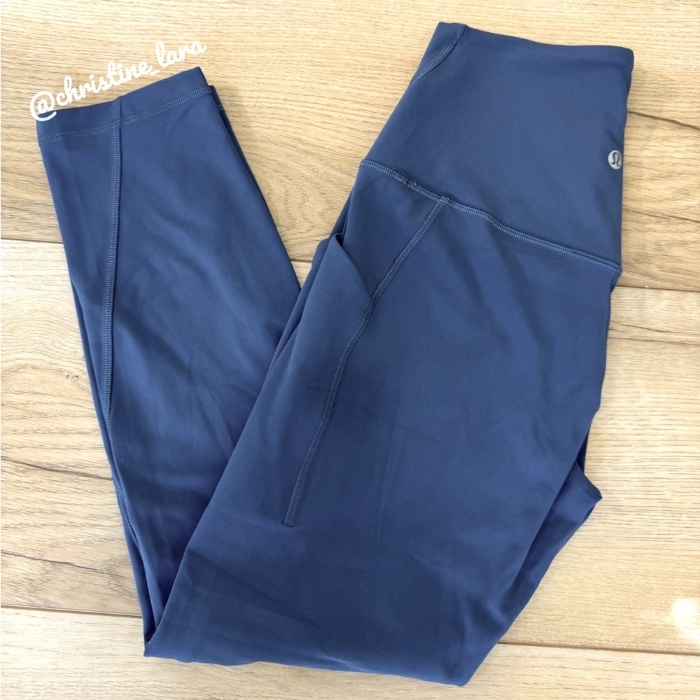 Lululemon Align 25” with Pockets - pitch blue - sz 6